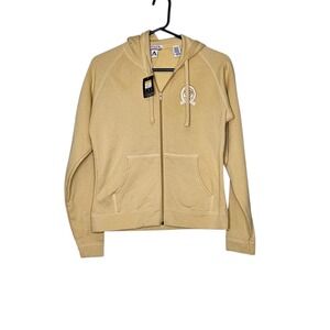 Antigua NWT Womens Oakland Hills Golf Champion 2008 Hoodie Full Zip Yellow Small